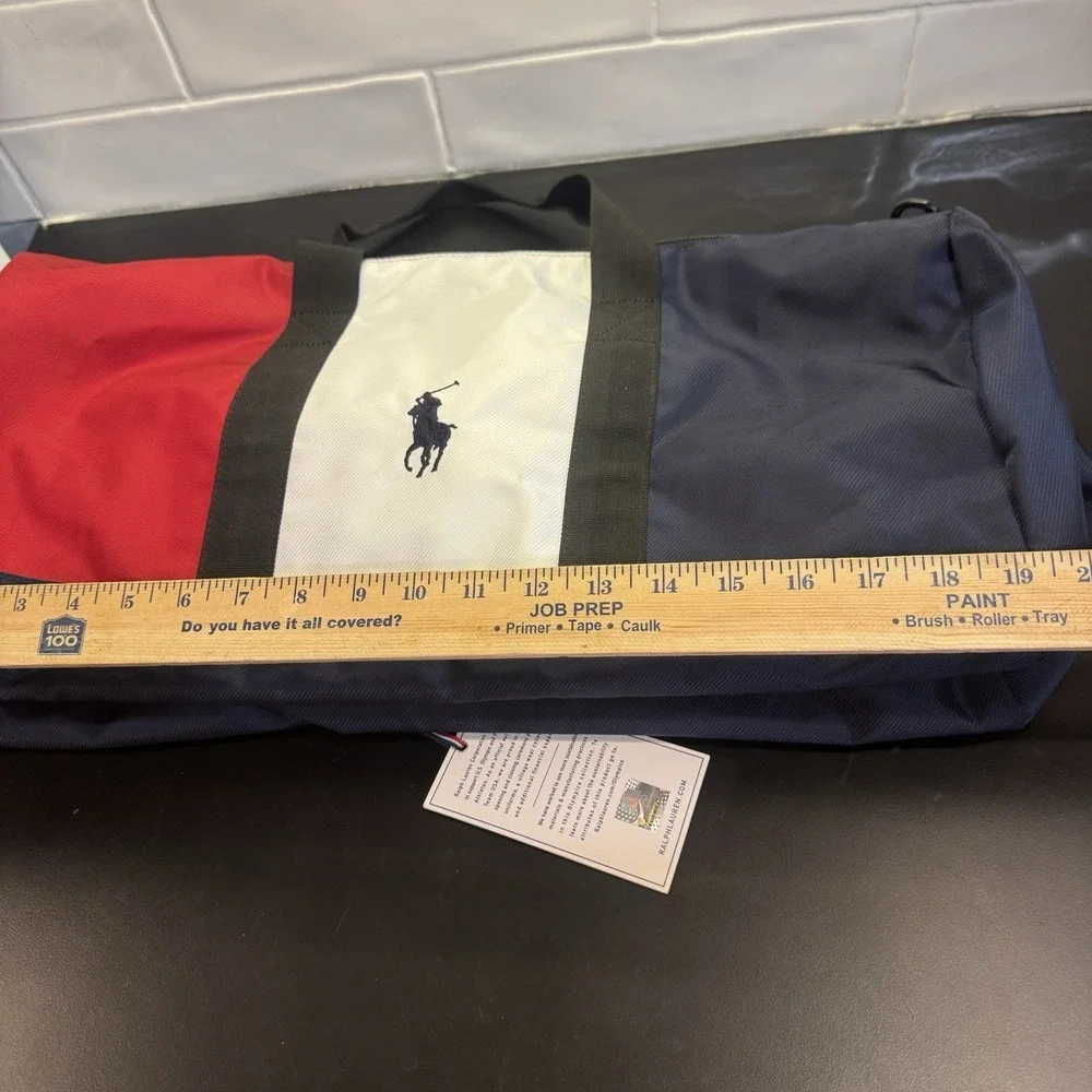 Polo Ralph Lauren USA Olympic Team Tokyo 2020 Official Duffle Bag Red White Blue